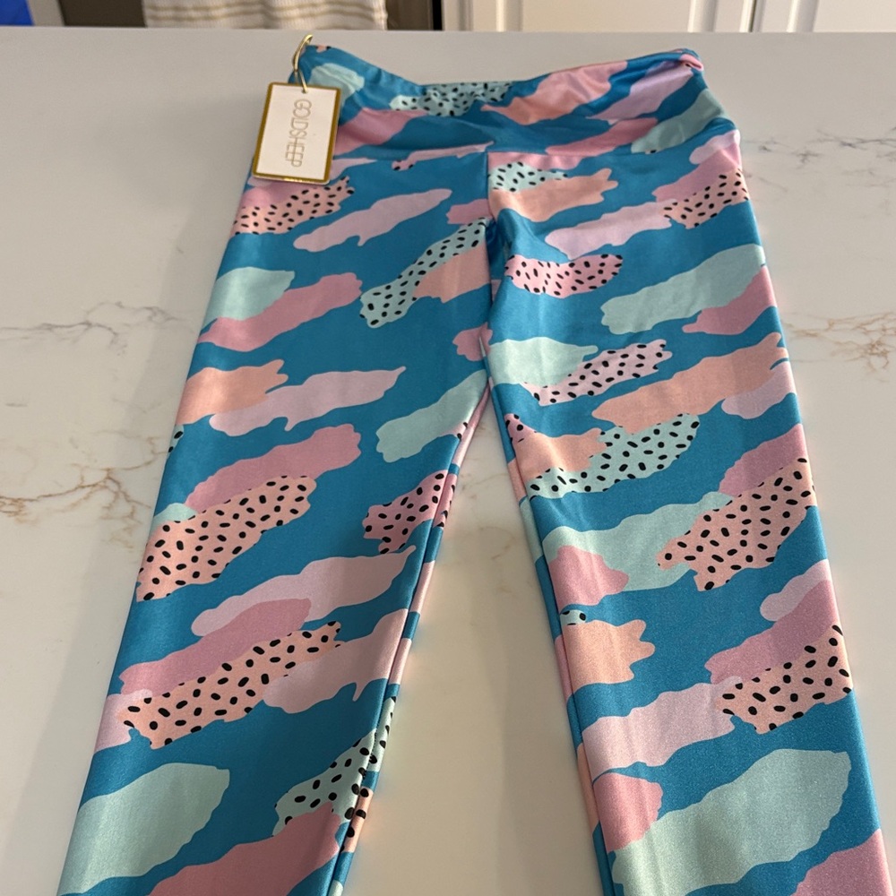Gold sheep leggings